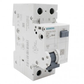 Siemens 25A 6KA 1P+N 30MA interruptor...