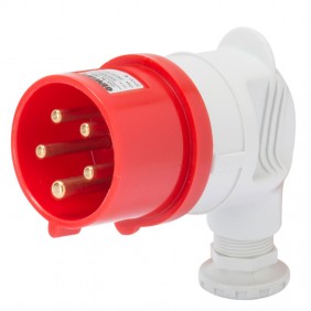 Fiche mobile Gewiss coudée 3P+N+T 16A IP44...