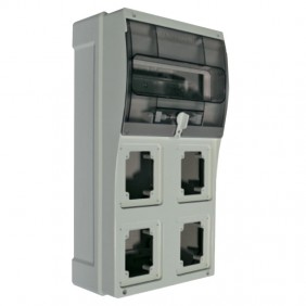 Palazzoli building site switchboard with 4...