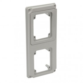 Palazzoli flange 2 fixed sockets for vertical...