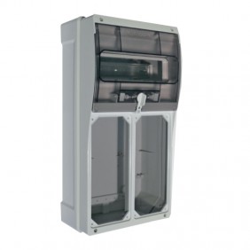 Palazzoli switchboard 10 DIN modules with 2...