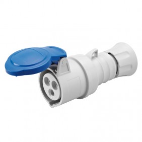 Gewiss mobile socket 2P+E 32A IP44 blue 220V...