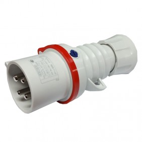 Gewiss mobiler Stecker 3P+E 32A IP44 rot 380V...