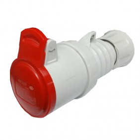 Gewiss mobile socket 3P+E 32A IP44 red 380V...