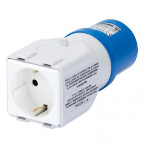 Gewiss adapter from industrial to civil 2P+E...