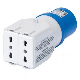 Adapter Gewiss industrial to civil 2P + T 16A...
