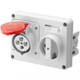 Gewiss Steckdose mit Verriegelung 3P+E 16A IP44...