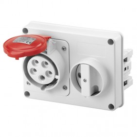 Presa interbloccata Gewiss 3P+N+T 16A IP44 380V...