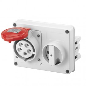 Gewiss interlocked socket 3P+N+E 32A IP44 380V...