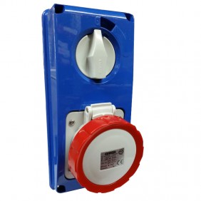 Gewiss vertical interlocked socket 3P+N+E 16A...