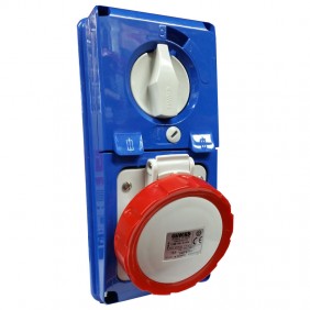 Gewiss vertical interlocked socket 3P+N+E 16A...