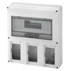 Quadro Gewiss vuoto per 3 prese interbloccate...