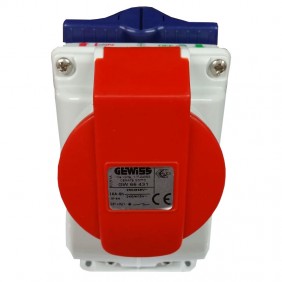 Presa interbloccata Gewiss verticale 3P+N+T 16A...