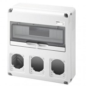 Gewiss panel 14 modules with 3 flanges for...