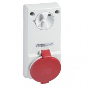 Schneider 3X16A+E 400V IP44 toma vertical con...