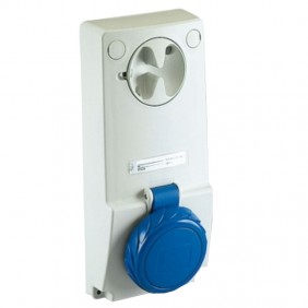 Schneider vertical interlocked socket 2X16A+E...