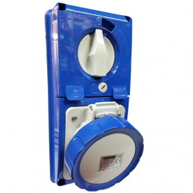 Gewiss vertical interlocked socket 2P+E 32A...