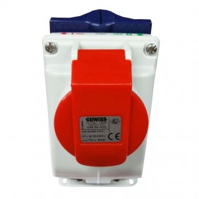 Presa interbloccata Gewiss verticale 3P+T 16A...