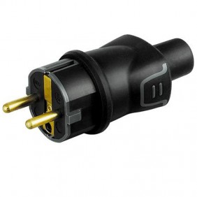 Bticino 2P+E 2-material rubber plug S2018GE