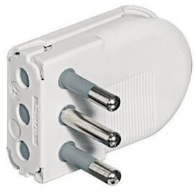 Fiche volante 2P+E 10A peu encombrante Bticino...