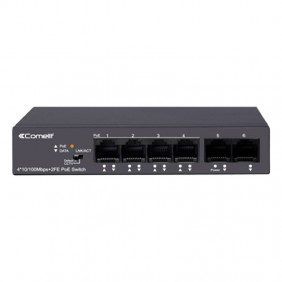 Commutateur réseau Comelit 4 ports POE + 2...
