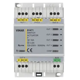 Vimar multifunction home automation actuator 4...