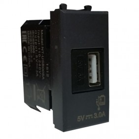 Ave USB Socket Series 44 Type A universal 3A...