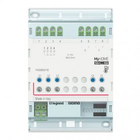 Attuatore Bticino con 3 relè indipendenti e 2...