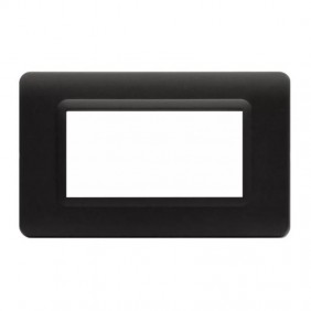 Placa Ave S44 4 Módulos Gris Tekla 44PY04GTK