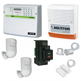 Kit Hiltron central PROTEC 4 marcador GSM y...