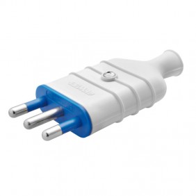 Enchufe recto Gewiss 16A grande color blanco...