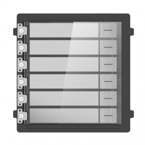 Botonera modular 6 botones Hikvision DS-KD-KK...