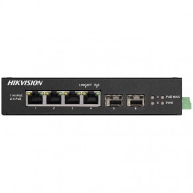 Hikvision DS-3T0506HP-E/HS 4-Ports POE Switch...