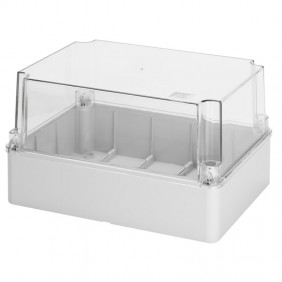 Caja exterior Gewiss con tapa transparente...