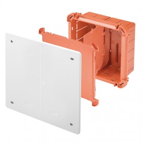 Caja de empotrar Gewiss para montantes con tapa...