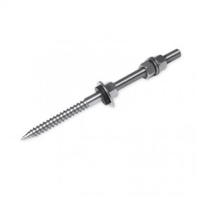 Tornillo de doble rosca Teknomega M10 x 250 mm...