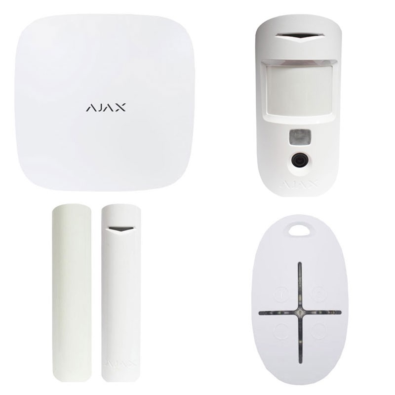 Kit de alarma Antirrobo Ajax wireless con central HUB2 PLUS KITHUB2PLUS