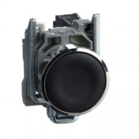 Pulsador negro Telemecanique Harmony XB4 1NA...