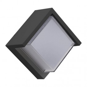 Plafonnier LED Century Pura Cube 10W 4000K Gris...