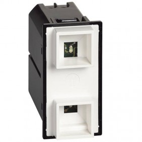 Bticino Living Now portalámparas LED rojo y...