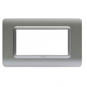 Placa de Ave SISTEMA 44 yecnopolímero plata...