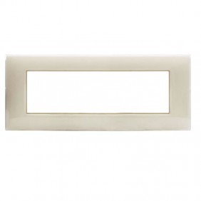 Plaque Ave YOUNG44 couleur ivoire 7 places...