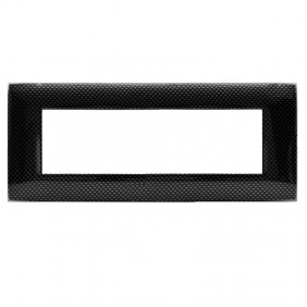 Placca Ave YOUNG44 colore carbon scuro 3D 7...