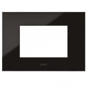 Ave Abdeckrahmen YOUNG44 Farbe schwarz absolut...