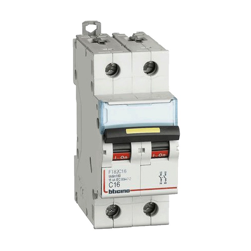 Bticino Circuit Breaker 16A 2 Poles 16KA Curve D 2
