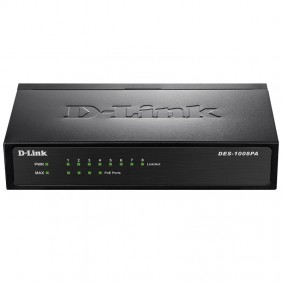D-Link 8 Port 10/100 4/15W MAX 52W Switch...