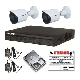 Kit de vidéosurveillance Hiltron HDCVI 4K NVR 8...