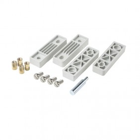 Soporte mural Schneider 4 piezas RAL 7035...