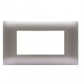 Placa Ave YOUNG44 color gris metalizado 4...