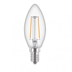 Lampadina oliva filamento Led Philips 2W 2700K...
